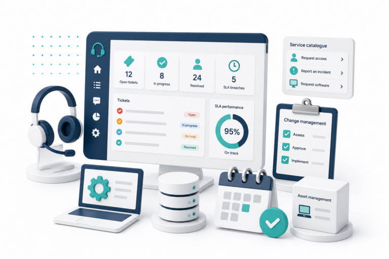 IT service management audit illustration